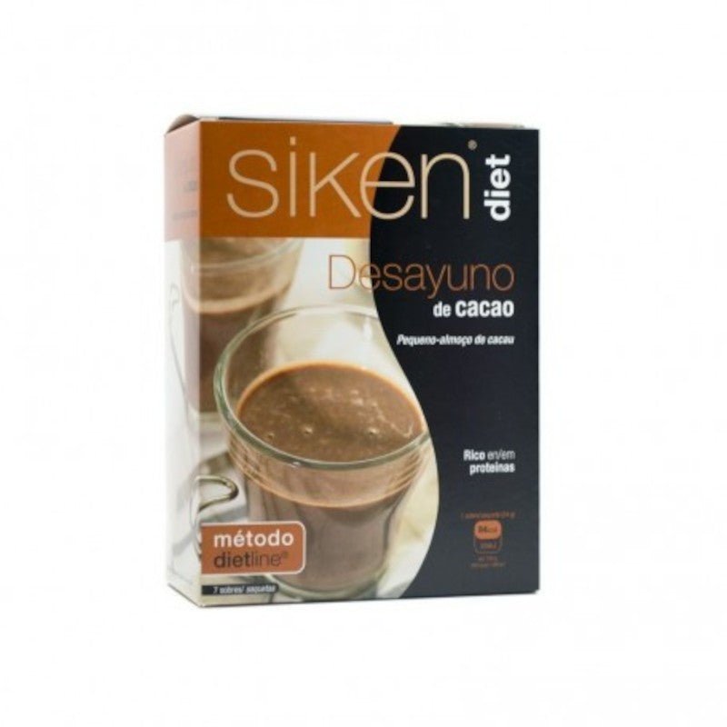 Siken Diet Desayuno de Cacao 7 Sobres-1