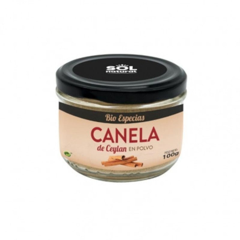 Solnatural Canela de Ceylan en Polvo Bio 100 g-1