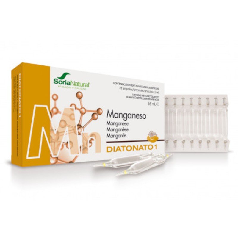 Soria Natural Diatonato 1 Manganeso 2 ml 28 Viales-1
