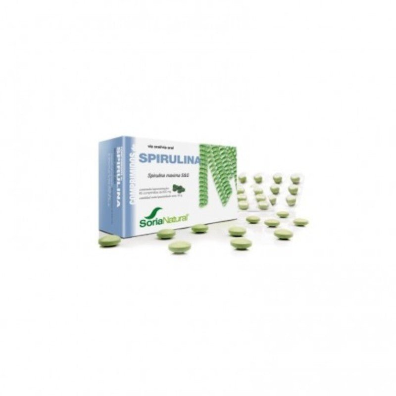 Soria Natural Espirulina 600 mg 60 Comprimidos-1