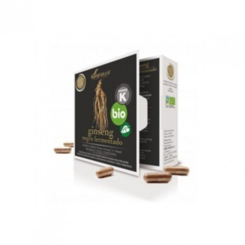 Soria Natural Ginseng Negro Fermentado 24 Cápsulas-1