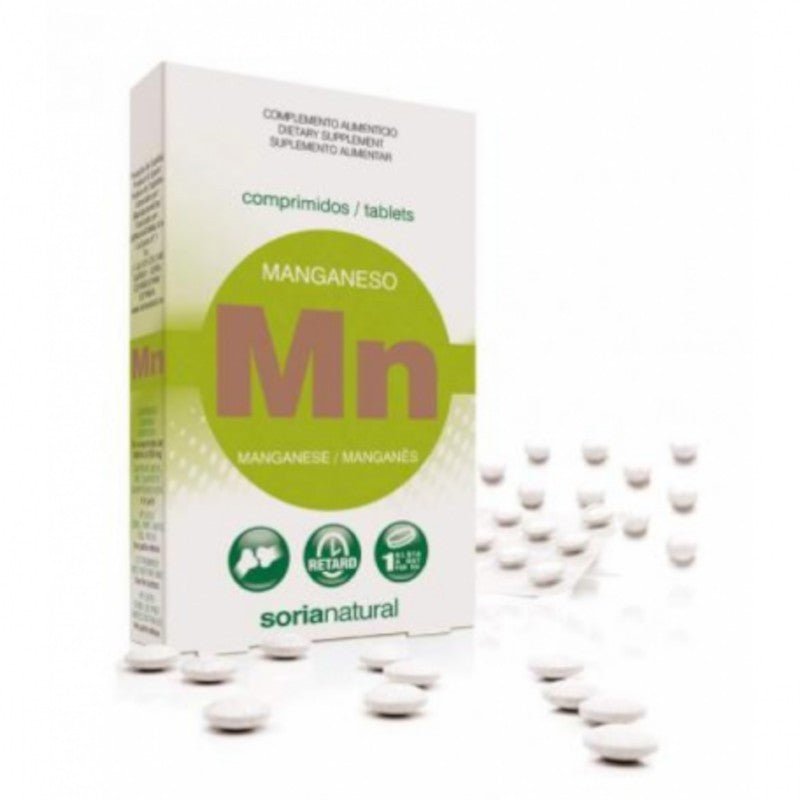Soria Natural Manganeso 200 mg 24 Comprimidos Retard-1