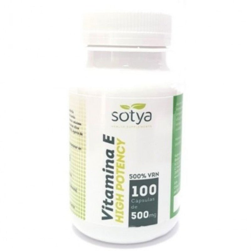 Sotya Beslan Vitamina E High Potency 500 mg 100 Cápsulas-1