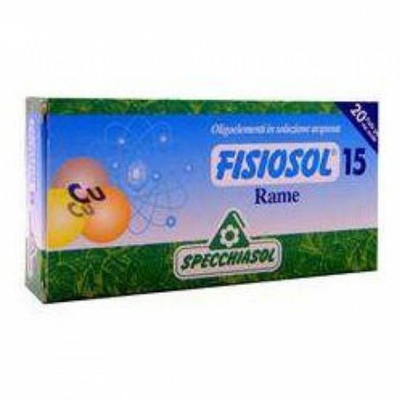 Specchiasol Fisiosol 15 Cobre 2 ml 20 Viales-1