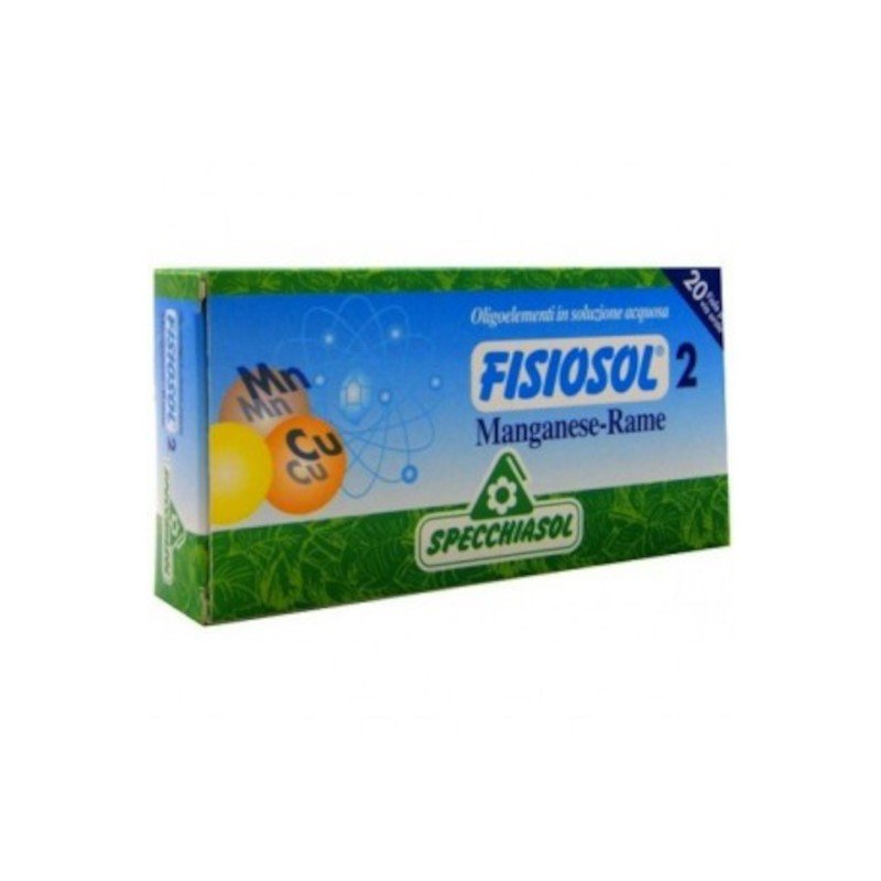 Specchiasol Fisiosol 2 Manganeso Cobre 2 ml 20 Viales-1