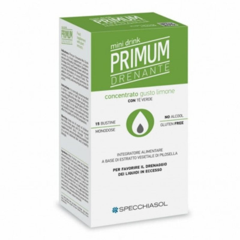 Specchiasol Primum Drenante Té Verde / Limón 15 Sobres-1