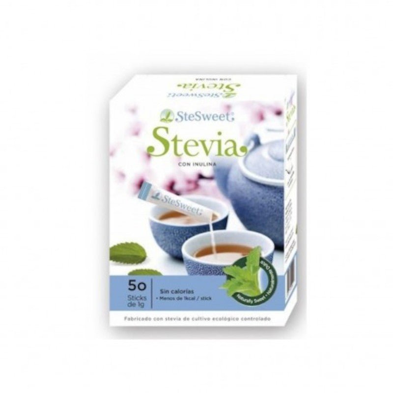 Stevia con Inulina 1g 50 Sticks-1