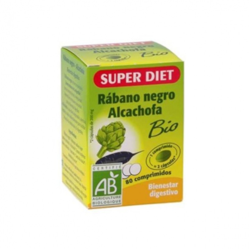 Superdiet Rábano Negro + Alcachofa Bio 80 Cápsulas-1