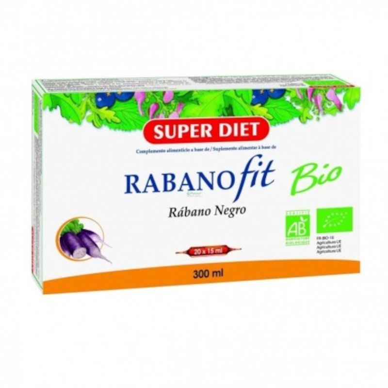Superdiet Rabanofit Rábano Negro Bio 20 Ampollas-1