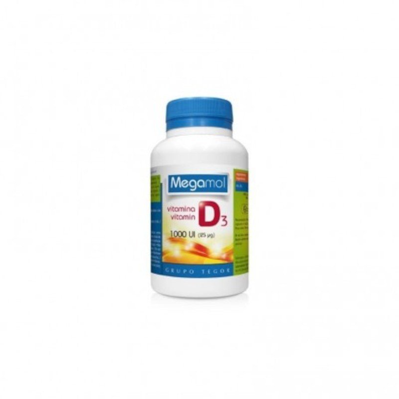 Tegor Megamol Vitamina D3 1000 Ui 100 Cápsulas-1