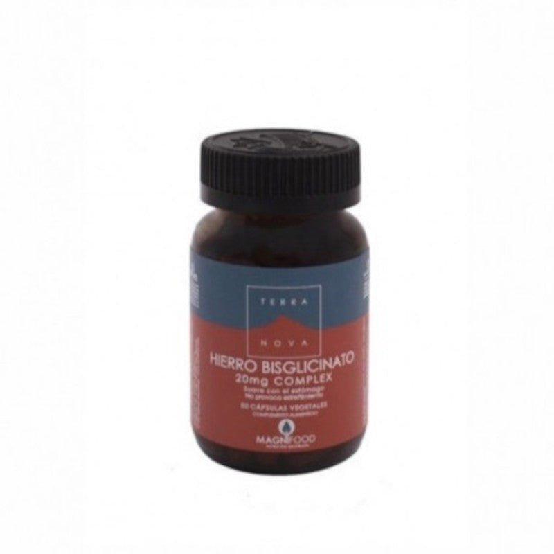 Terranova Hierro Bisglicinato 20 mg 100 Cápsulas-1