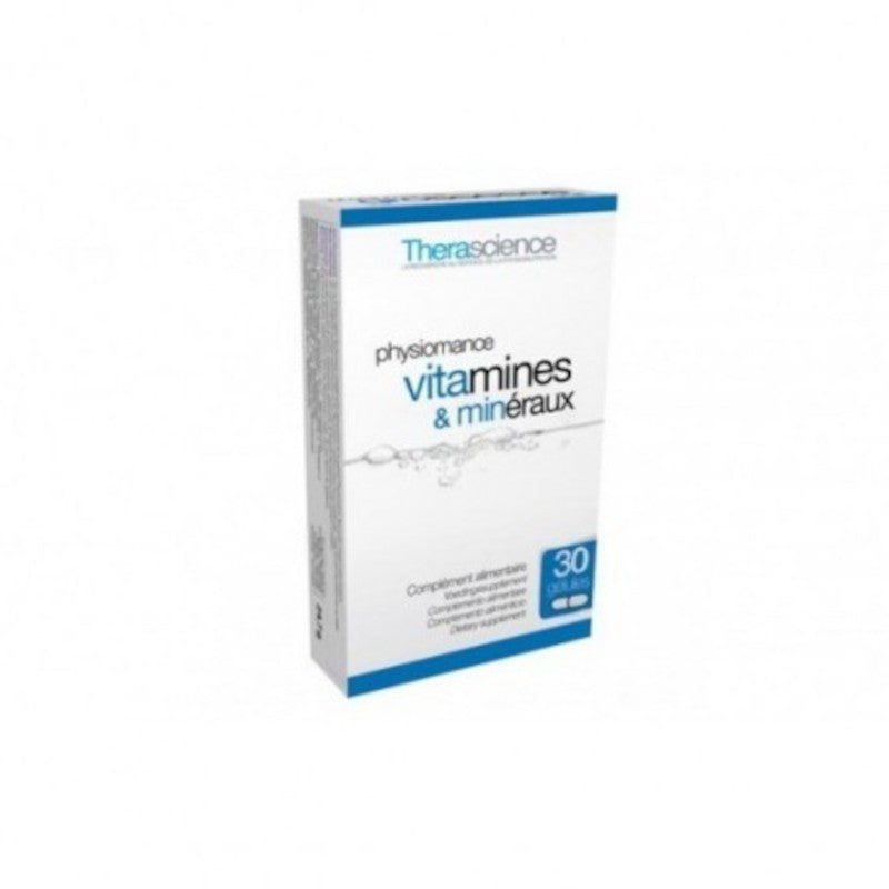 Therascience Vitaminas y Minerales 30 Cápsulas-1