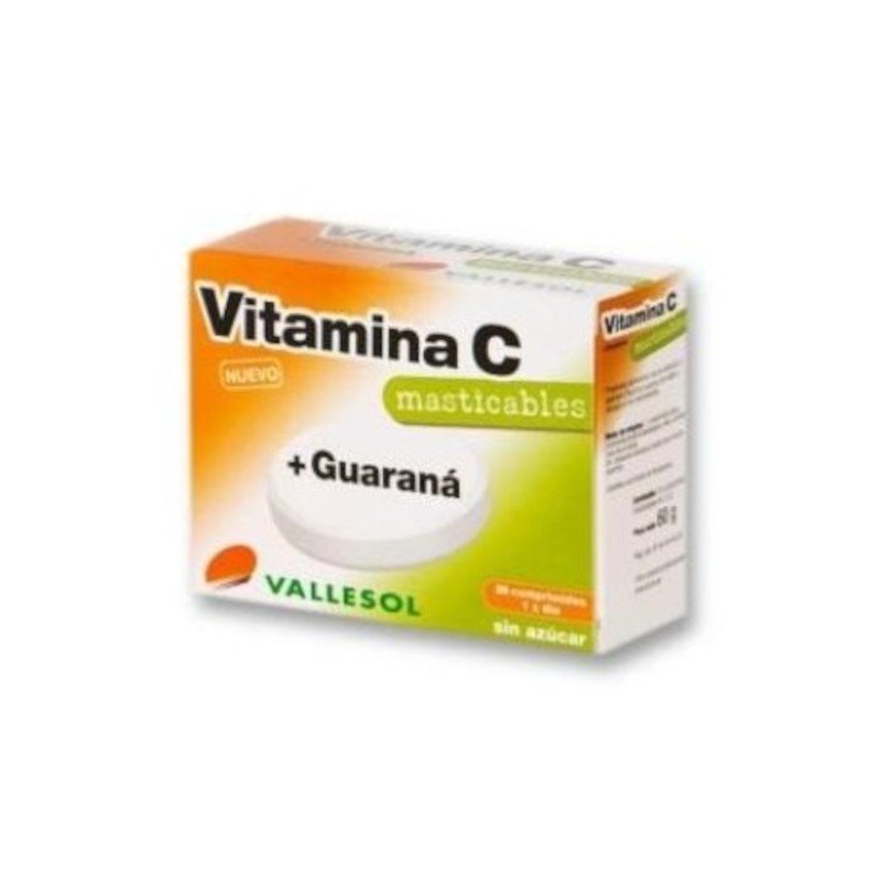 Vallesol Vitamina C + Guaraná 24 Comprimidos-1