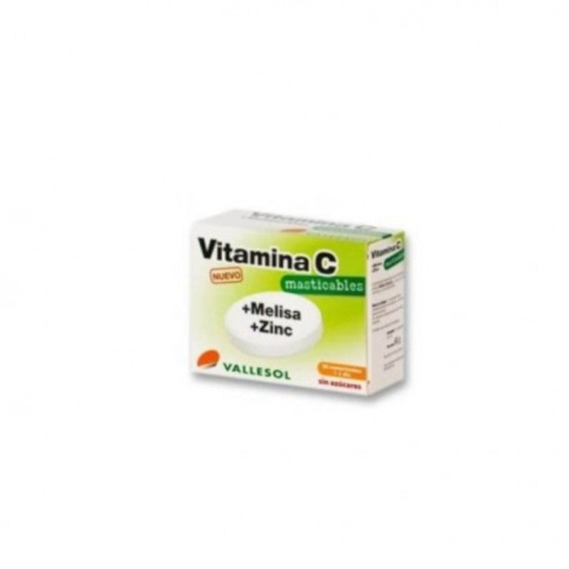 Vallesol Vitamina C + Melisa + Zn 24 Comprimidos-1