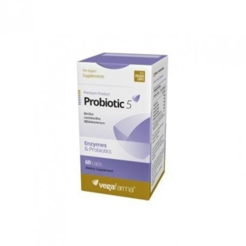 Vegafarma Probiotic 5 60 Cápsulas-1