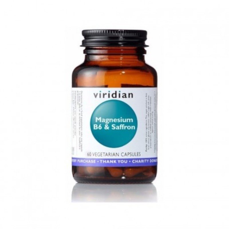 Viridian Magnesio + B6 + Azafrán 60 Cápsulas-1
