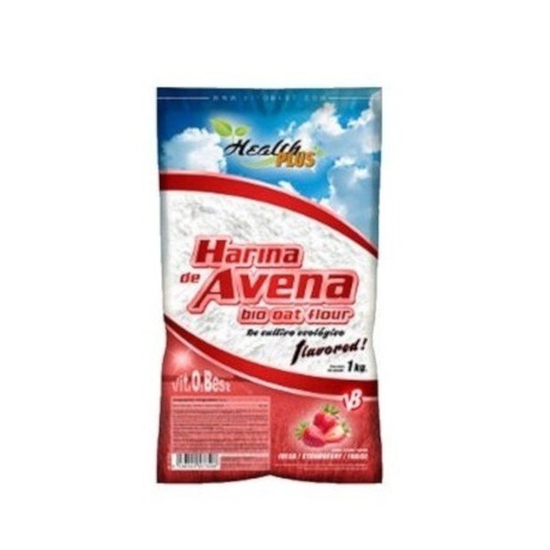 Vitobest Harina de Avena Sabor a Fresa 1 kg-1