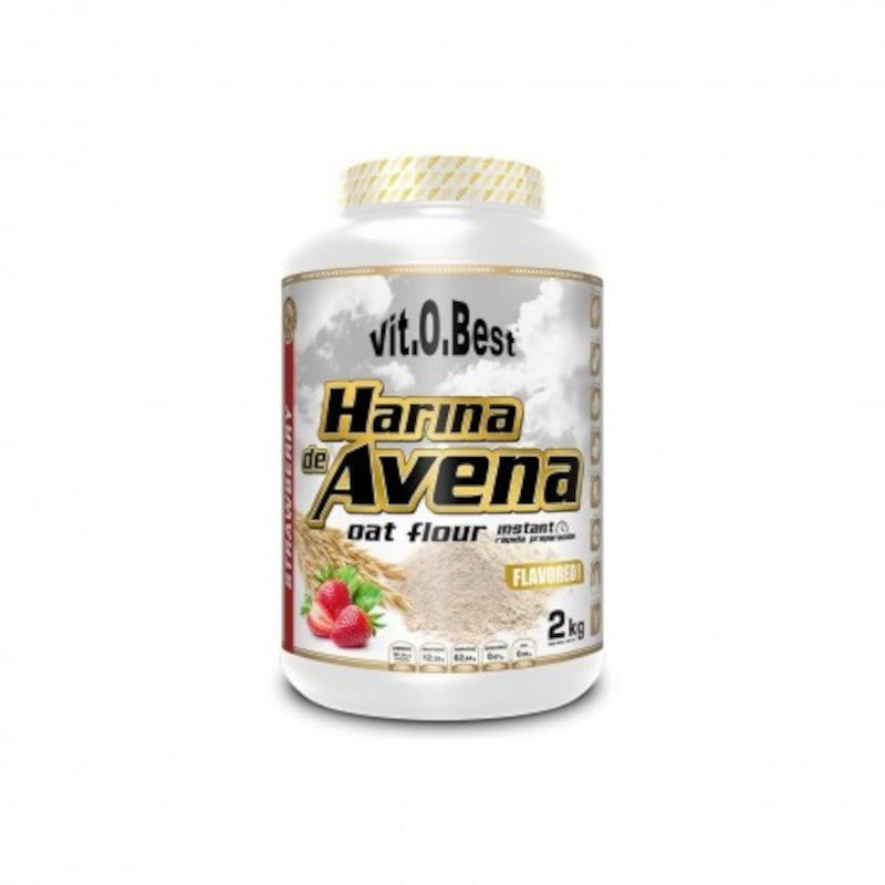Vitobest Harina de Avena Sabor Fresa 2 kg-1