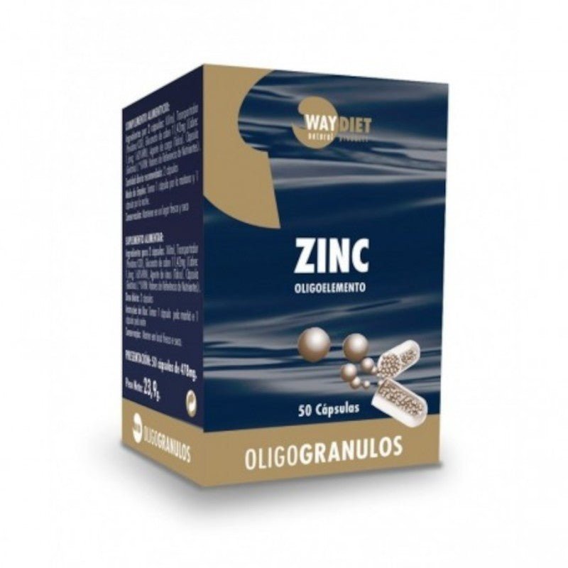 Waydiet Zinc Oligogránulos 50 Cápsulas-1