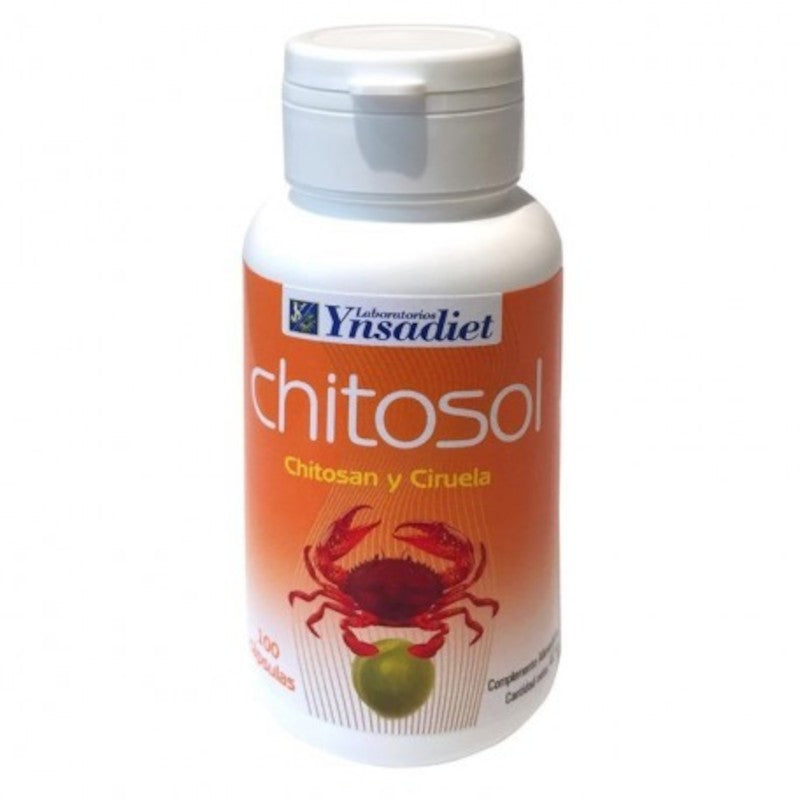 Ynsadiet Chitosol Chitosán y Ciruela 100 Cápsulas-1