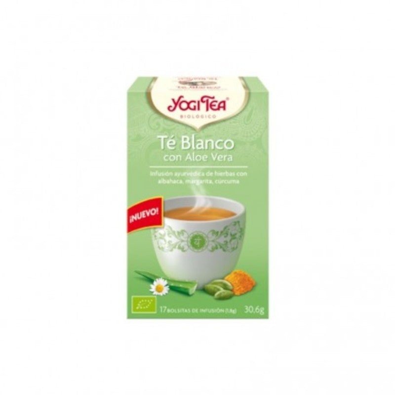 Yogi Tea Té Blanco con Aloe Vera 17 Filtros-1