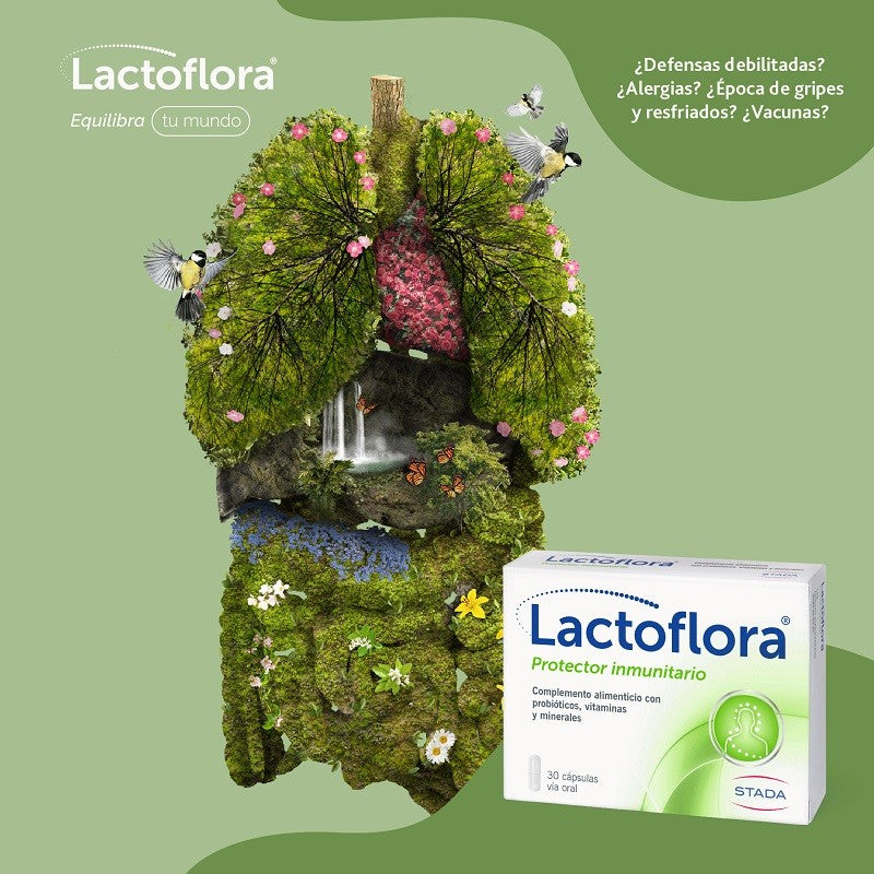LACTOFLORA Protector Inmunitario Adultos 2x30 Caps【PACK AHORRO】-3