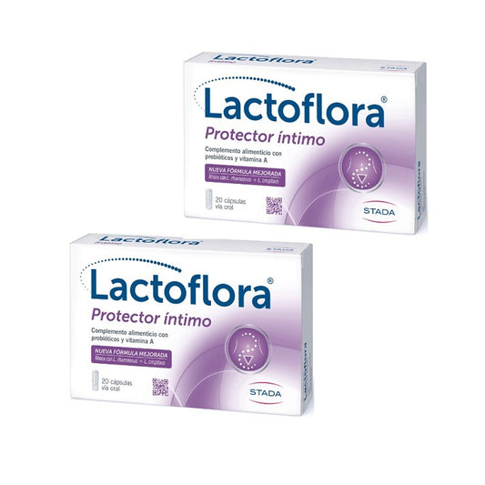 LACTOFLORA Protector Íntimo 2x20 Caps【PACK AHORRO】-1