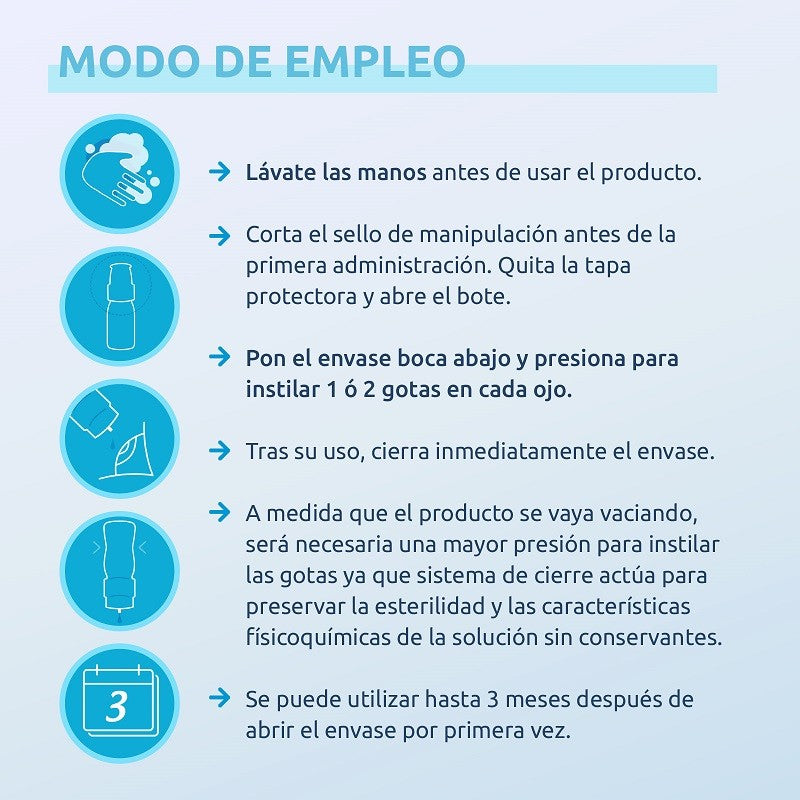CARE+ Solución Oftálmica Hidratante 0,2% Ácido Hialurónico + Toallitas Oftálmicas-5