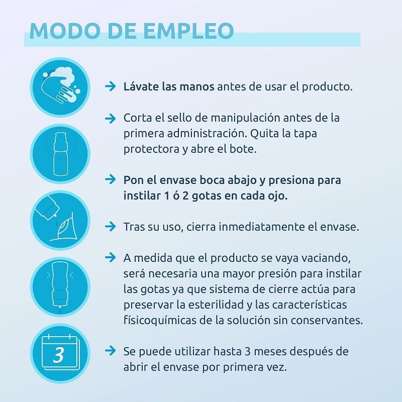 CARE+ Solución Oftálmica Hidratante 0,2% Ácido Hialurónico + Toallitas Oftálmicas-5