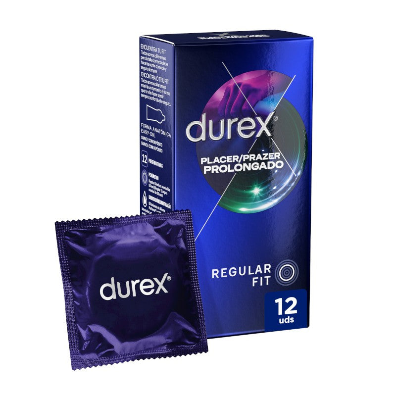 DUREX Preservativo Placer Prolongado 12 Unidades-1