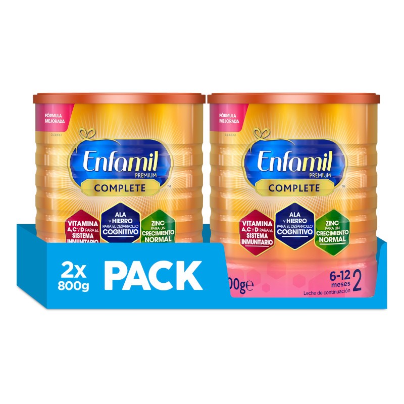 Enfamil 2 PACK 2x800gr Premium Complete Leche Infantil-1