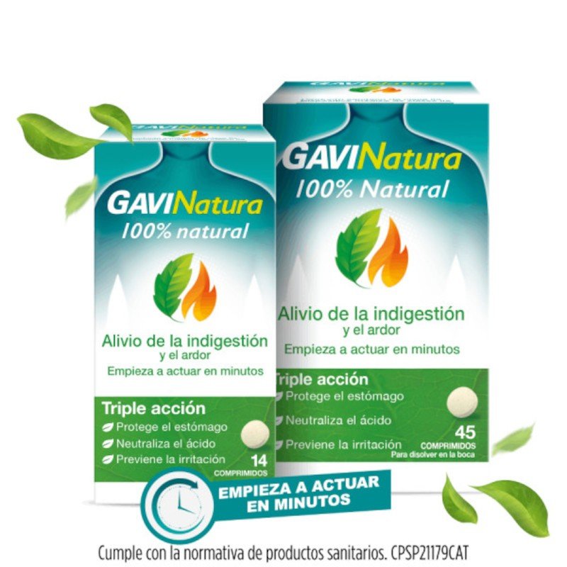 Gavinatura Alivio de la Indigestión y el Ardor 45 Comprimidos-1