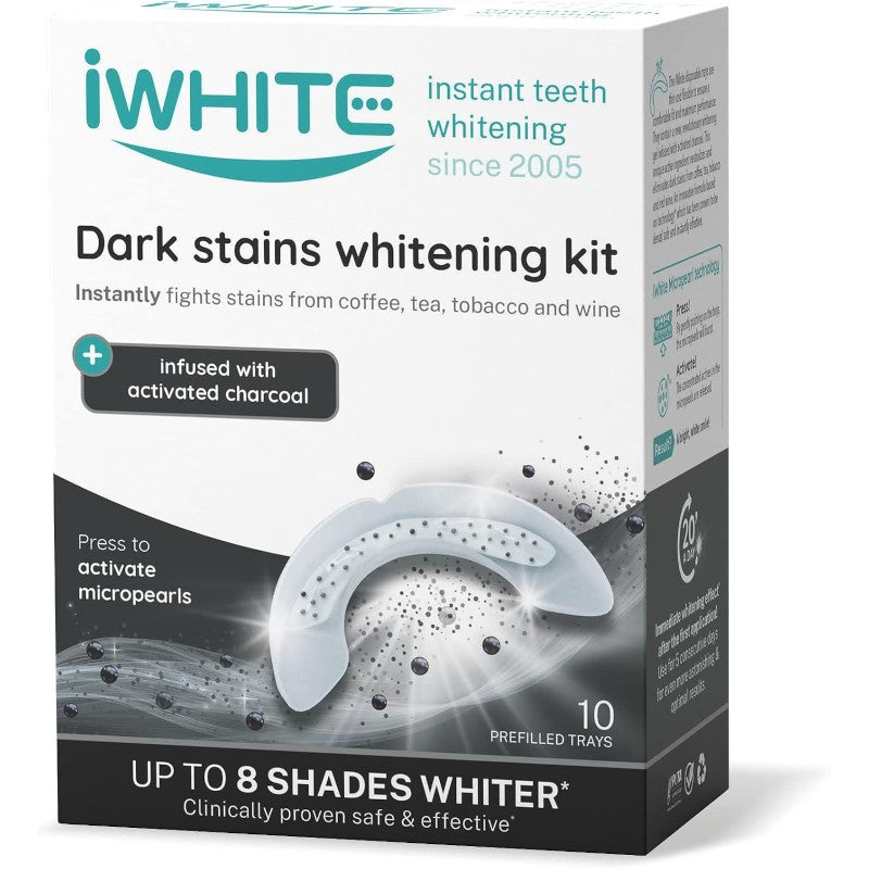 iWHITE Manchas Oscuras Kit Blanqueamiento Dental 10 Moldes-1