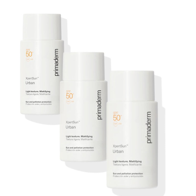 Primaderm Xpertsun Urban SPF50+ PACK AHORRO 3x50ml-1