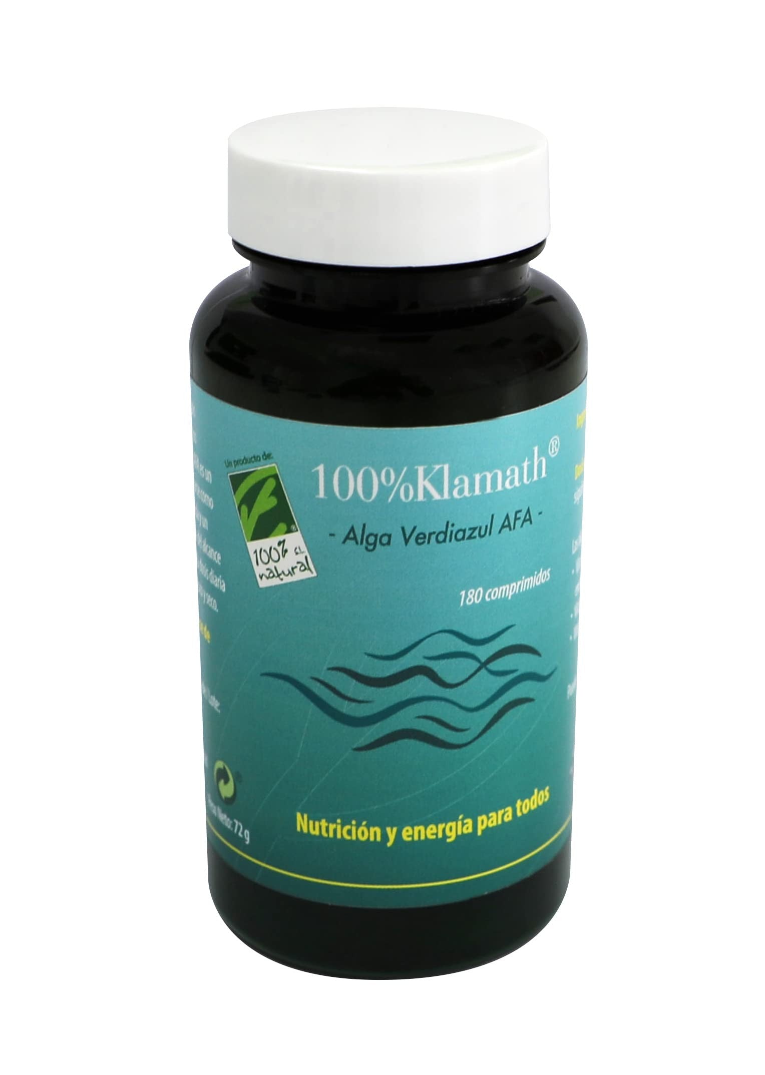 100% Klamath Alga Verdiazul Afa 180 Comprimidos-1