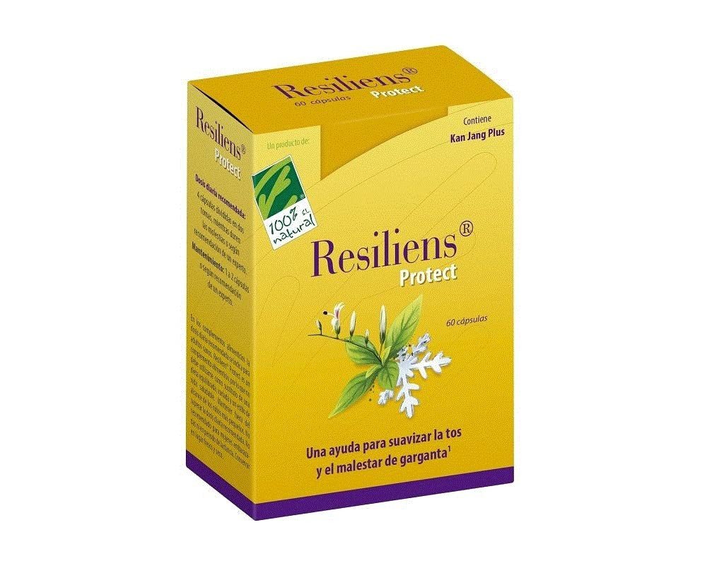 100% Natural Resiliens Protect 60 Cápsulas-1