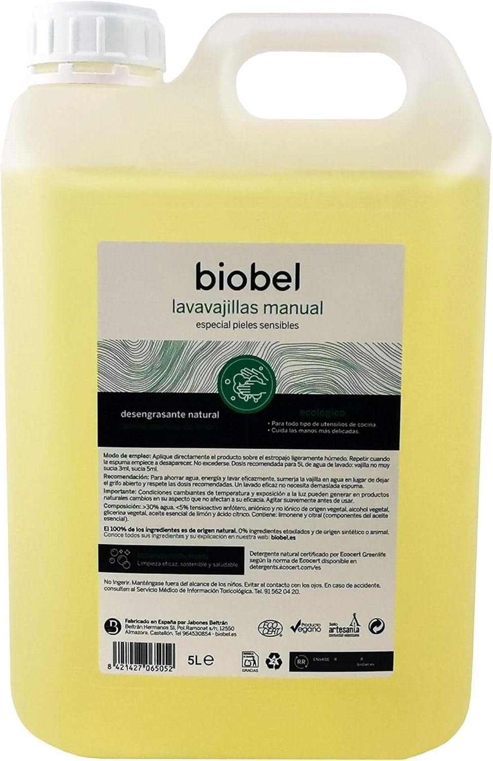 Biobel Lavavajillas Mano Bio 1 L-3