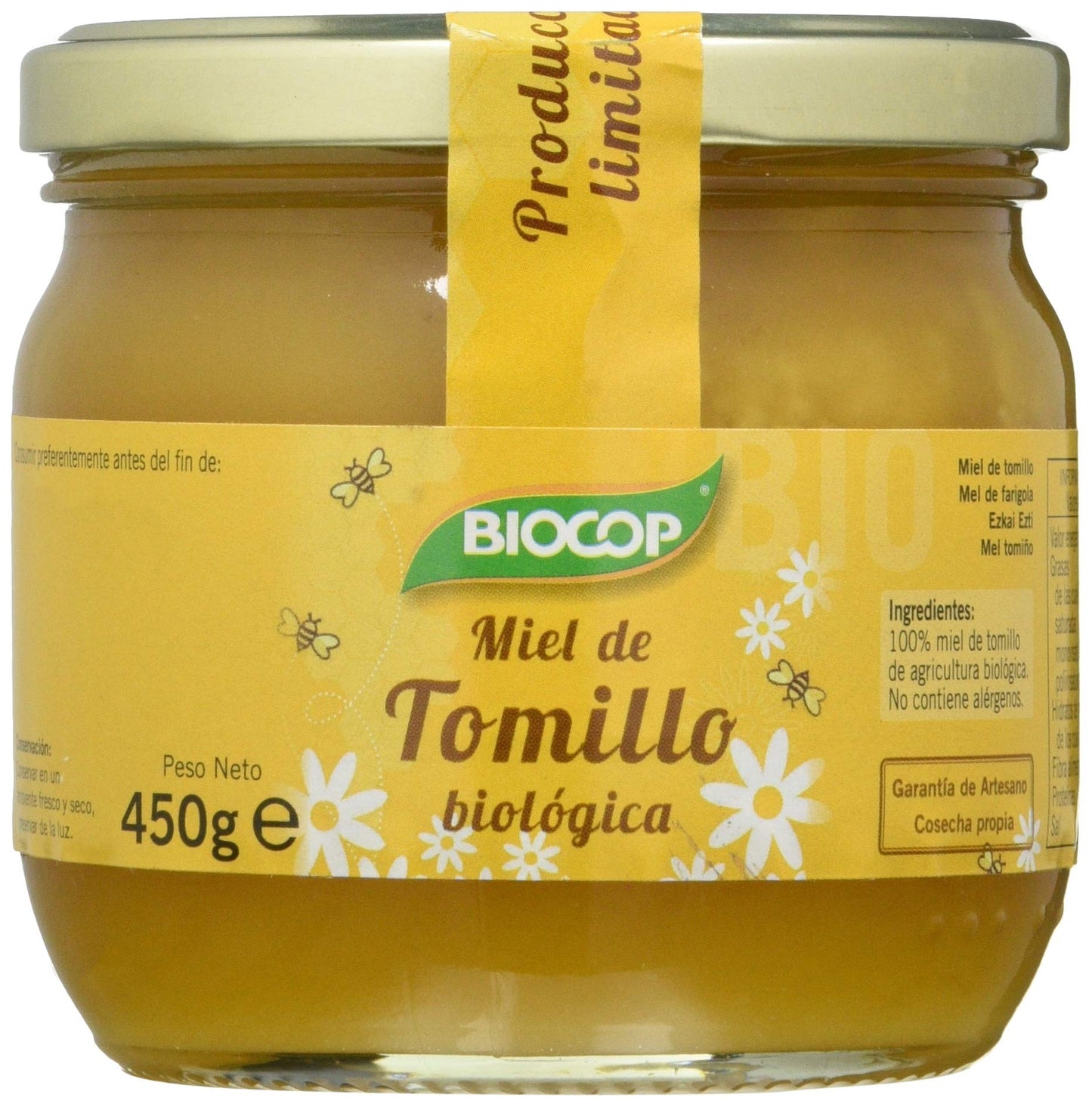 Biocop Miel Tomillo 450 g-1