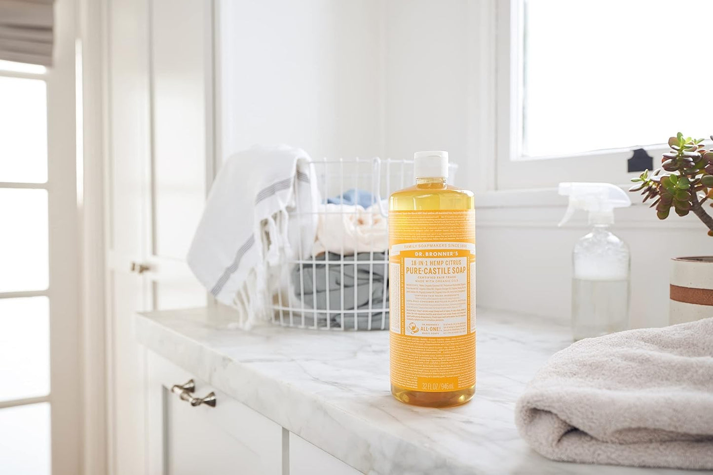 Bronner Jabon Líquido Cítricos Bio 945 ml-2