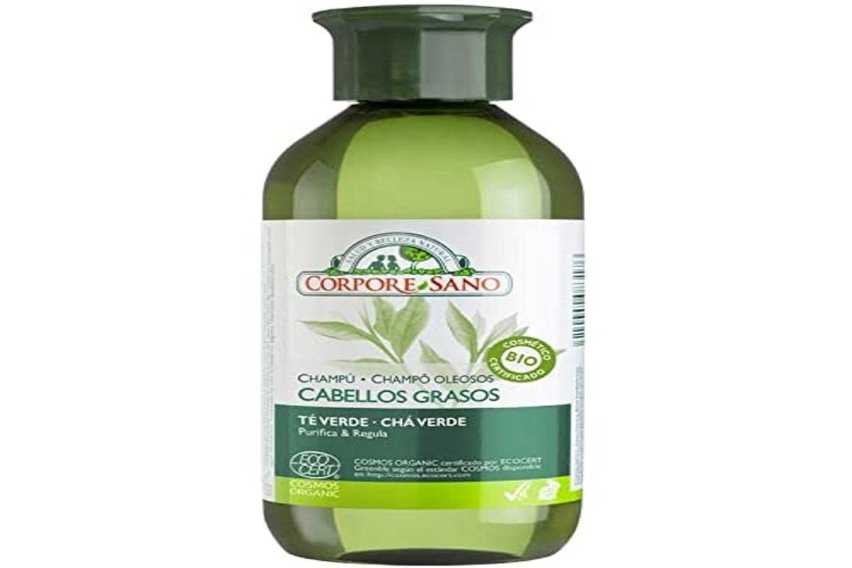 Corpore Sano Champú Cabellos Grasos Té Verde Bio 300 ml-1