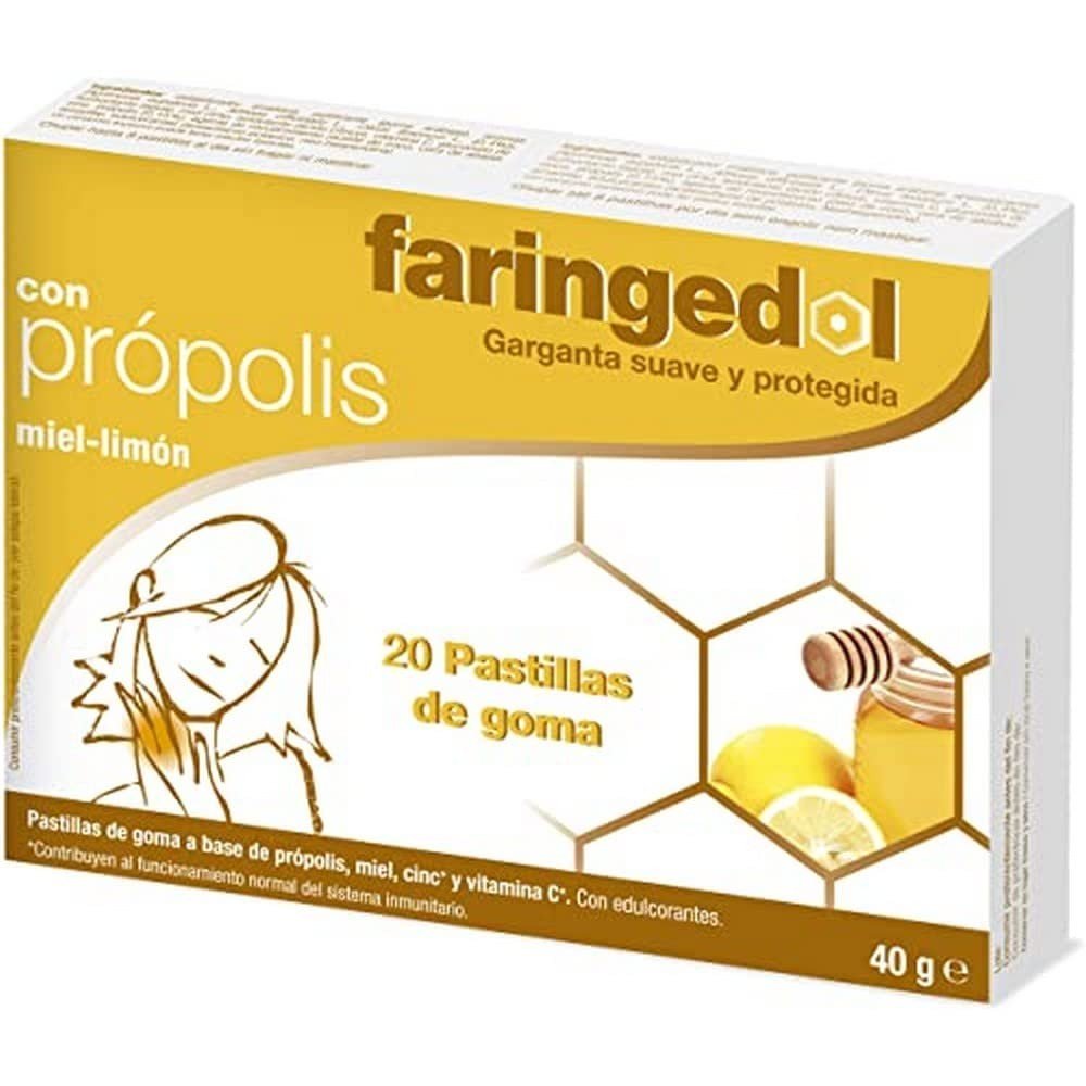 Diafarm Laboratorios Faringedol Miel Limón 20 Unidades-1