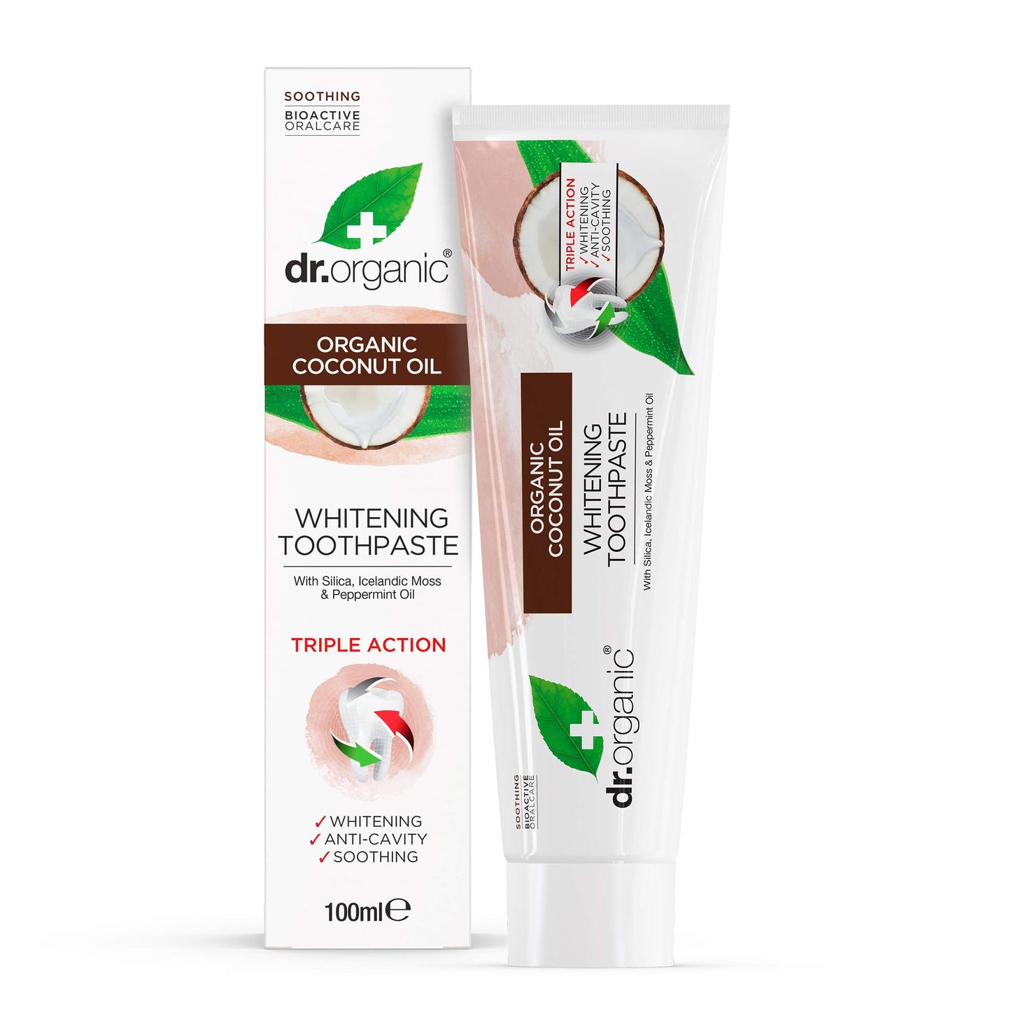 Dr. Organic Dentífrico Aceite de Coco 100 ml-1