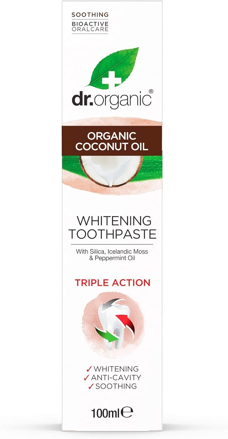 Dr. Organic Dentífrico Aceite de Coco 100 ml-2