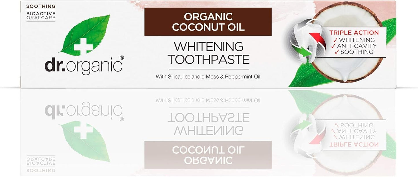 Dr. Organic Dentífrico Aceite de Coco 100 ml-3