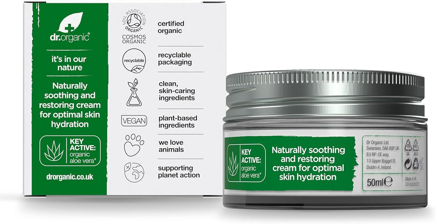 Dr. Organic Crema de Aloe Vera 50 ml-4