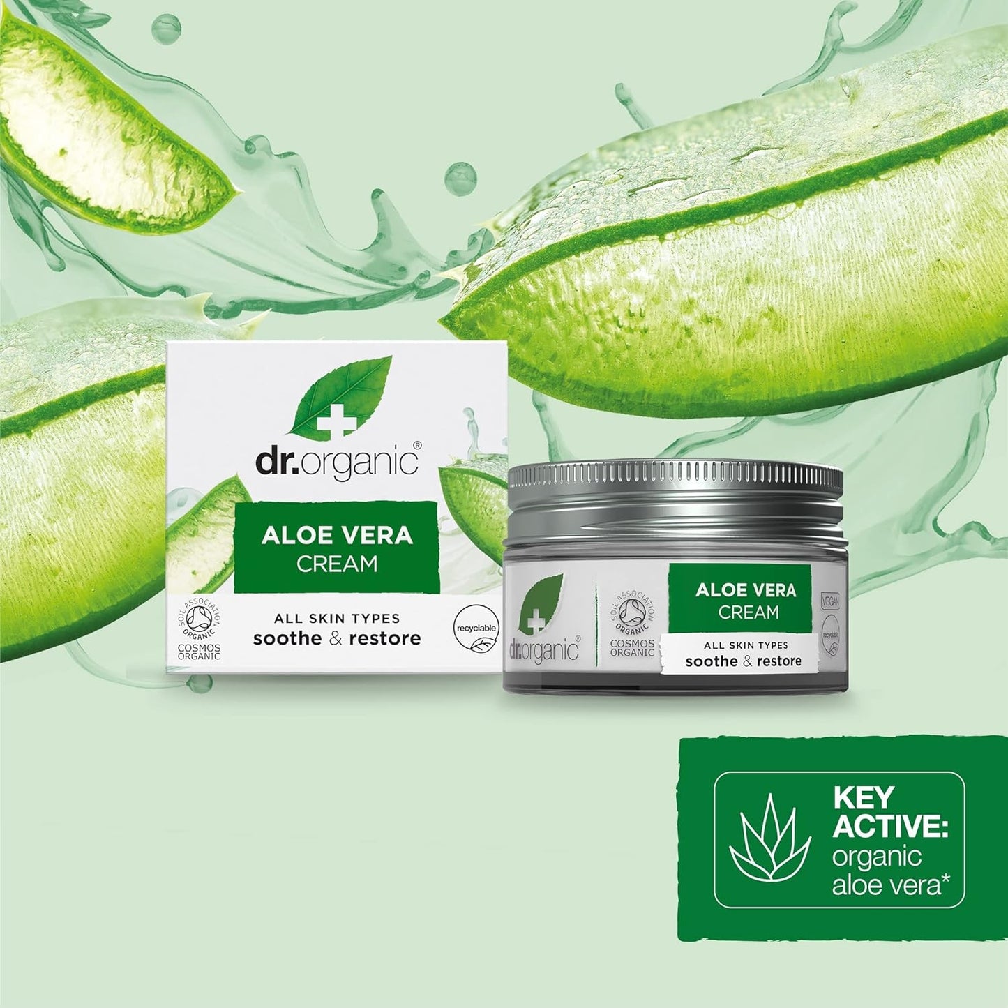 Dr. Organic Crema de Aloe Vera 50 ml-7