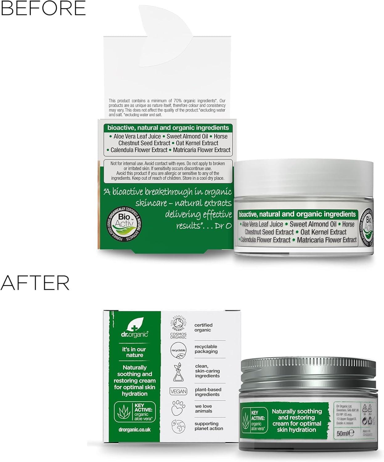 Dr. Organic Crema de Aloe Vera 50 ml-10