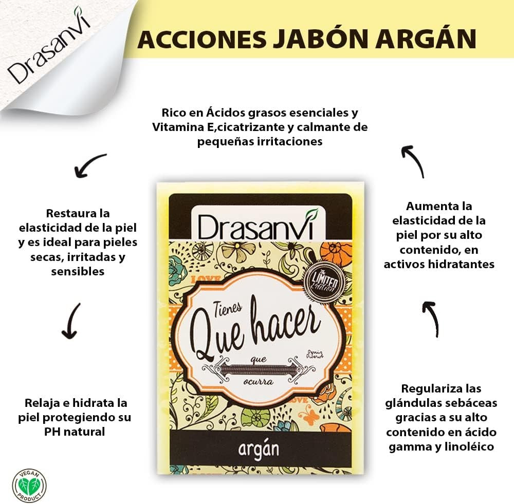 Drasanvi Jabón de Argán 100 g-4