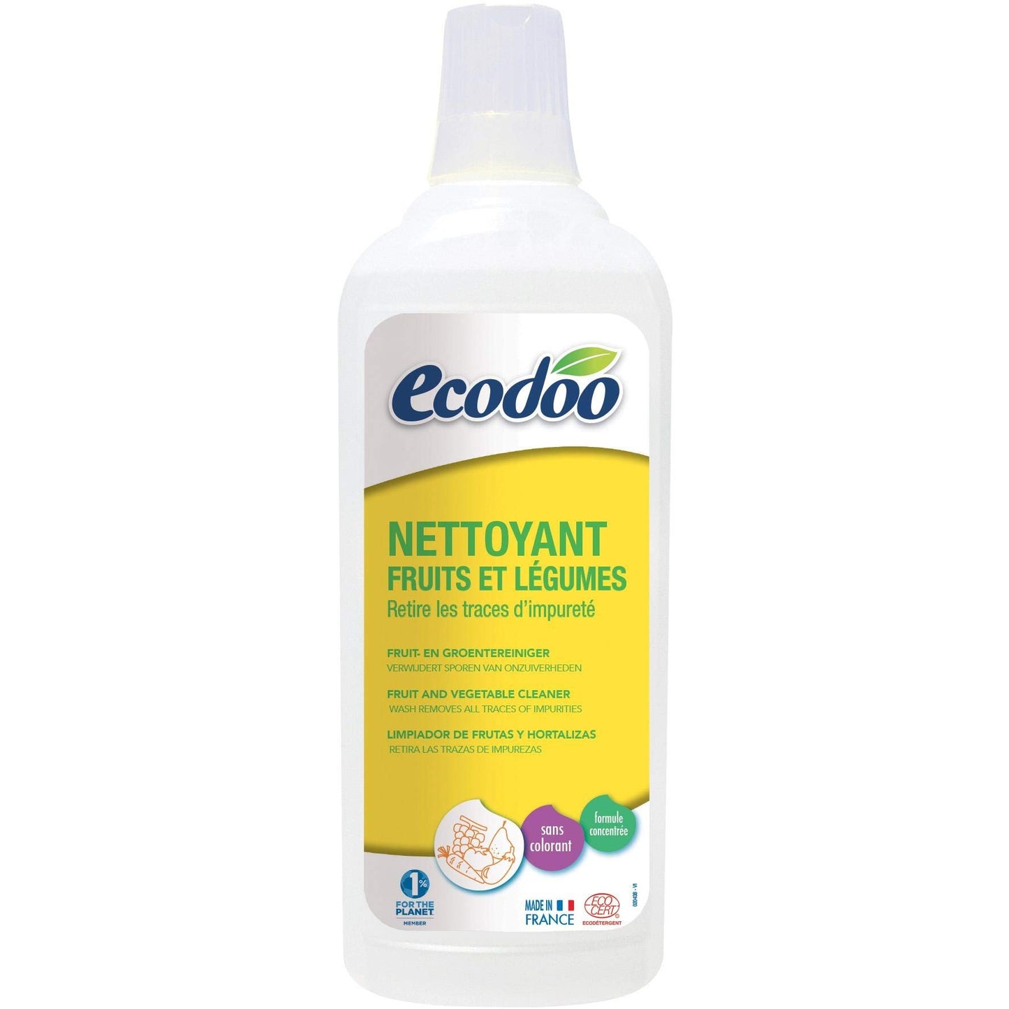 Ecodoo Limpiador Frutas y Hortalizas 750 ml-1