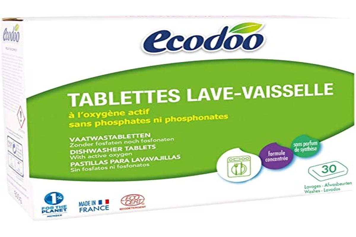 Ecodoo Lavavajillas Máquina Tabletas 30x20 g-1